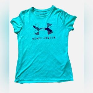 Girls XL blue green shirt!